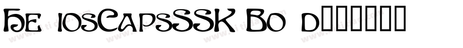 HeliosCapsSSK Bold字体转换